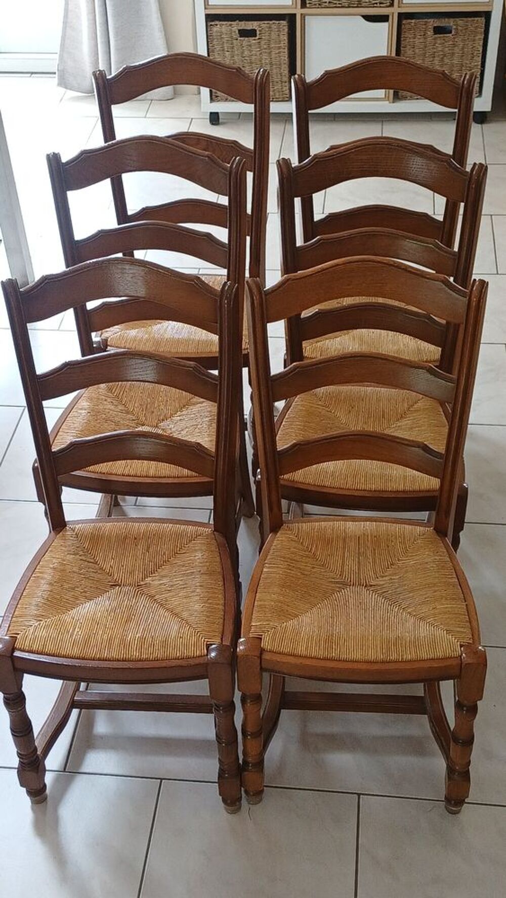Chaises paillees Meubles