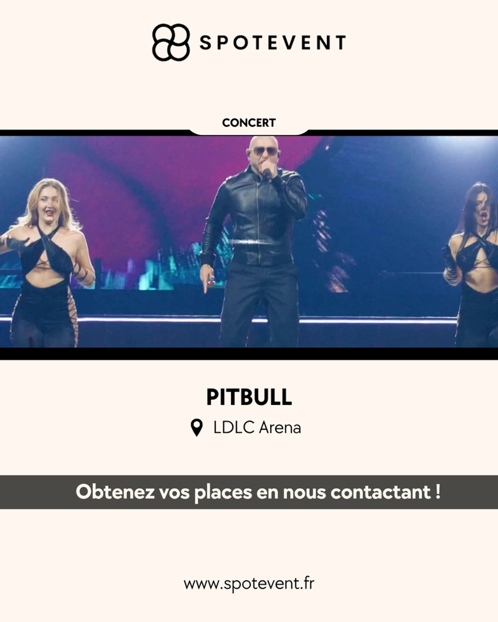 Pitbull - Lyon - Tickets / billets Billetterie