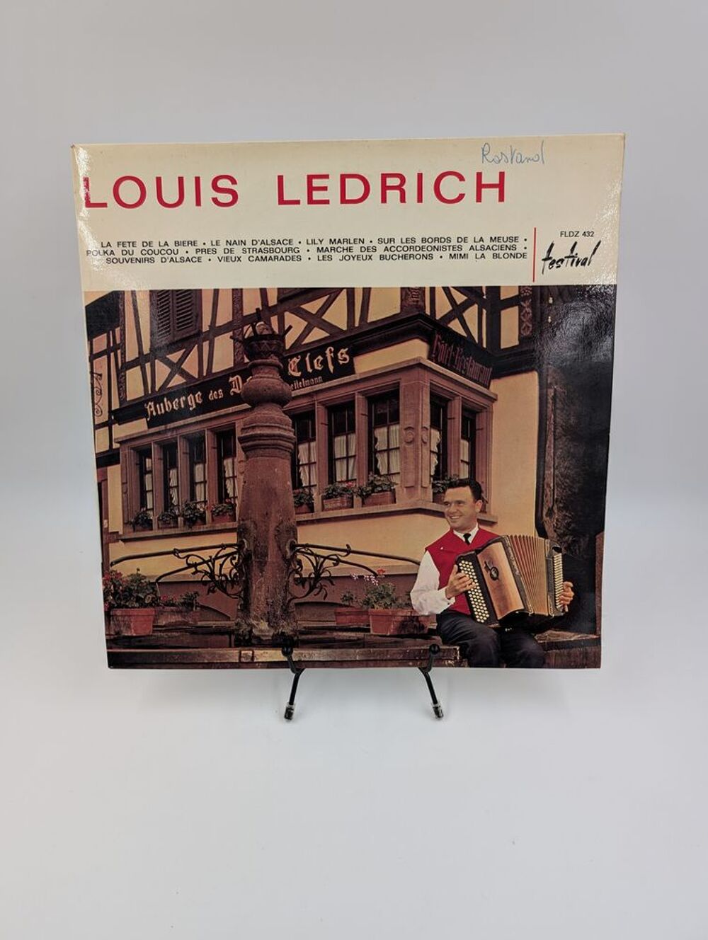 Vinyle 33 tours Louis Ledrich en fourreau CD et vinyles