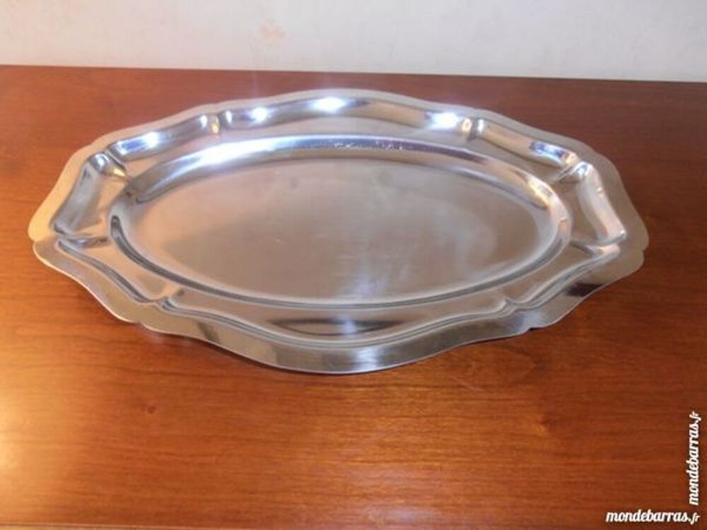 Plat oval en inox (17) Cuisine