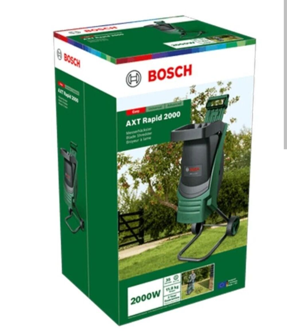 Broyeuse BOSH neufe carton ferm&eacute; avec garantie Jardin