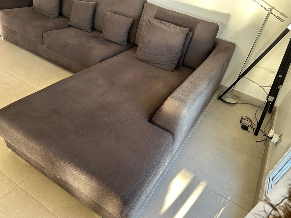 Canap&eacute; d'angle gris anthracite Meubles