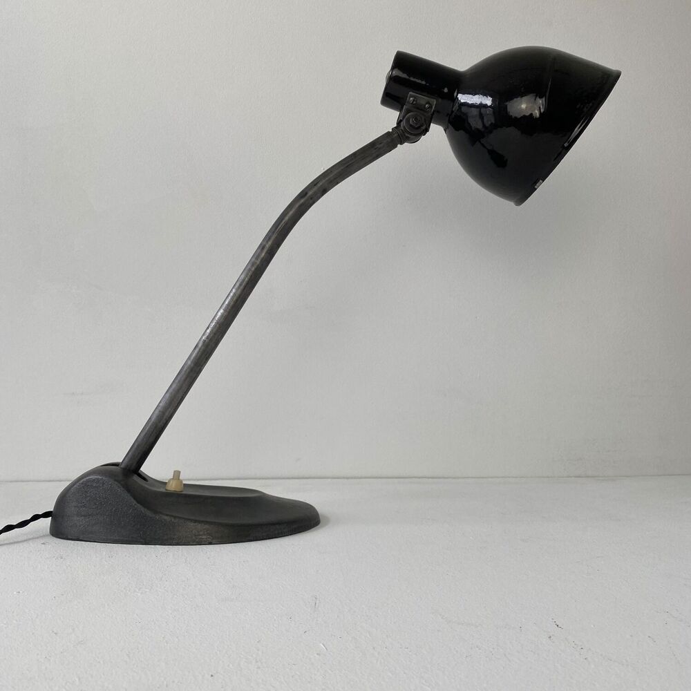 ANCIENNE LAMPE BUREAU INDUSTRIELLE BAUHAUS 1930 D�coration