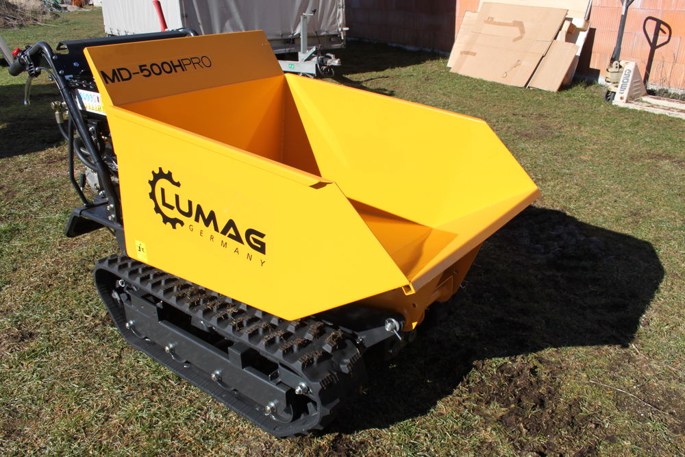 Mini dumper Brouette &agrave; chenilles Lumag, 500 Kg, Neuve Bricolage