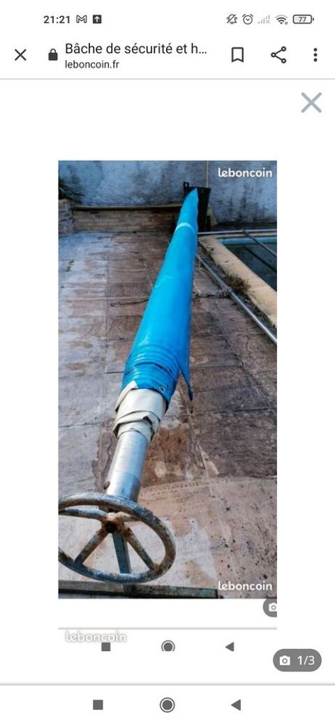 Structure acier et bche scurit piscine 10*5 mtres 250 Sceaux-du-Gtinais (45)