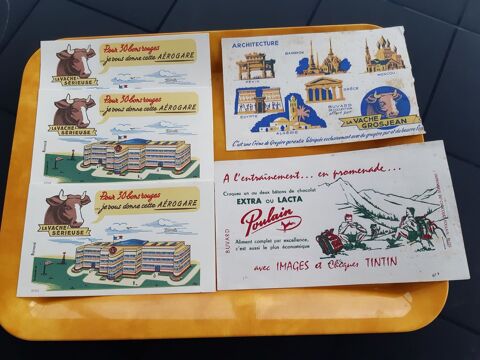Collection 5 Buvards Vache Sérieuse et autres... 10 Le Vernois (39)
