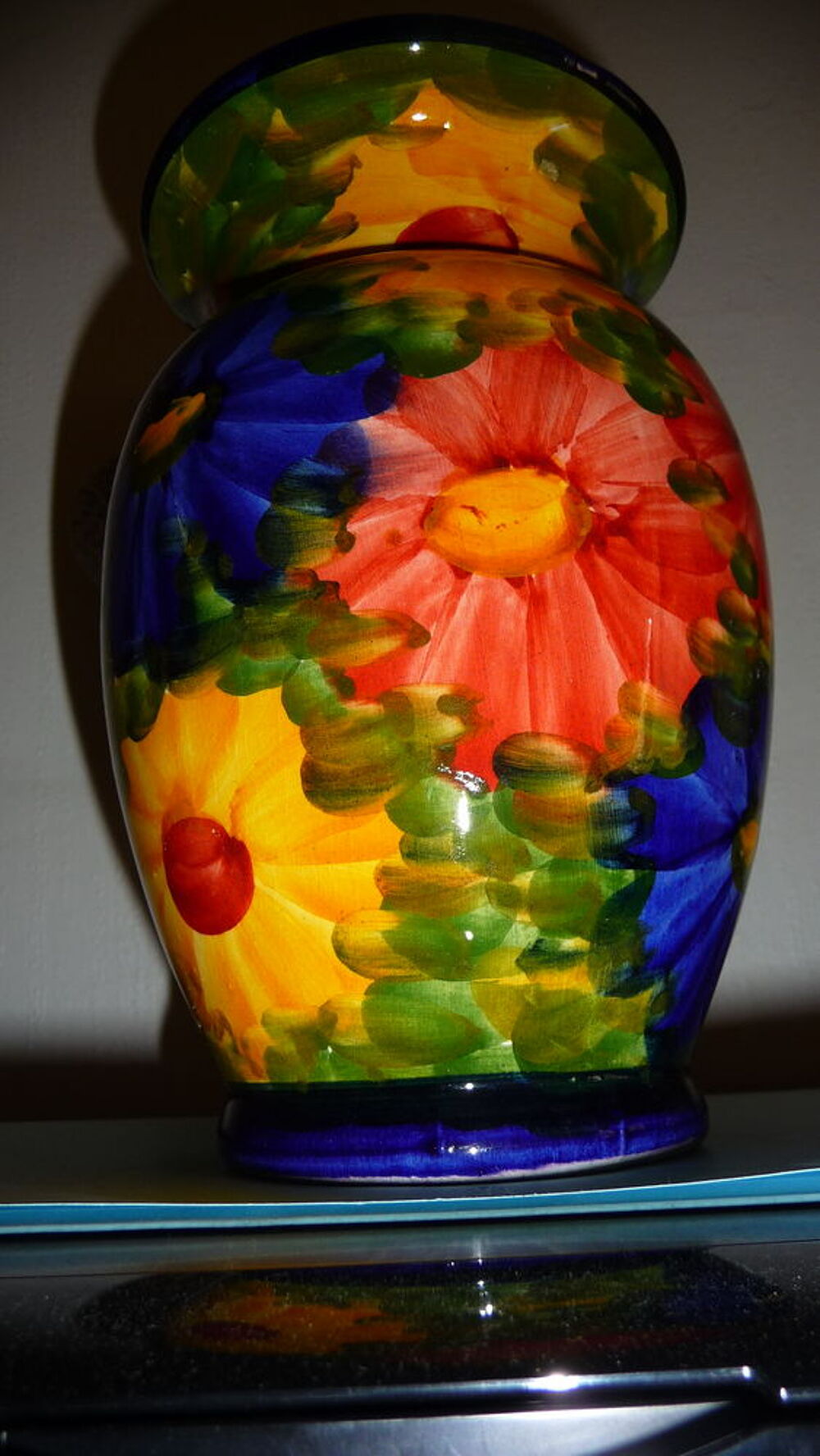 Vase c&eacute;ramique fleurs Décoration