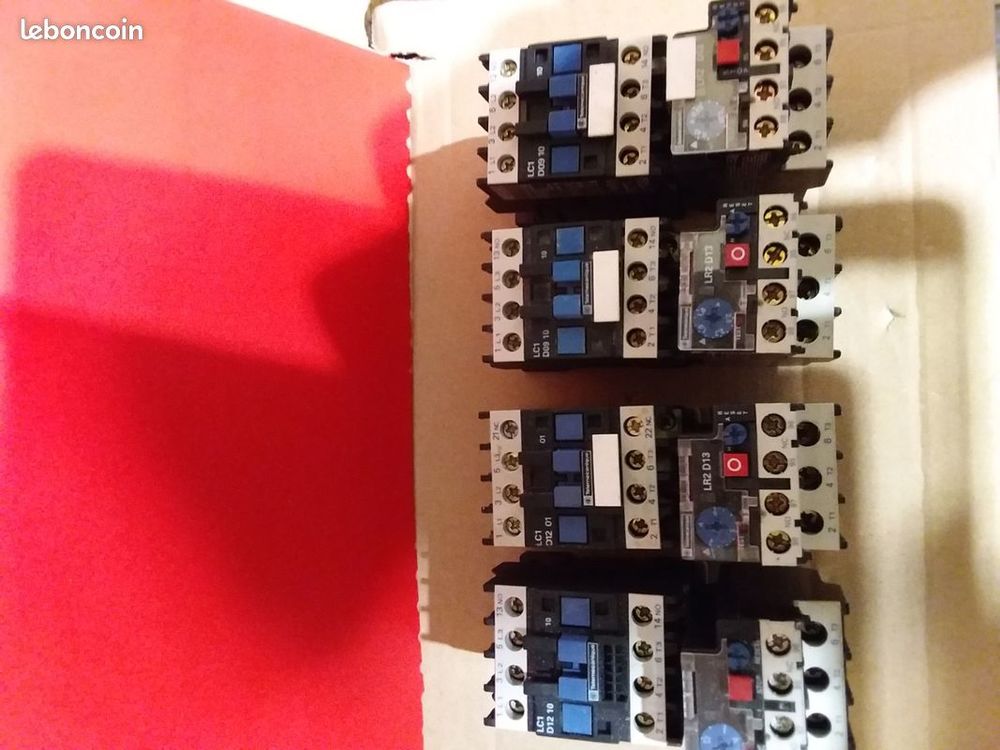 D&eacute;marreur moteur triphas&eacute; t&eacute;l&eacute;m&eacute;canique Bricolage