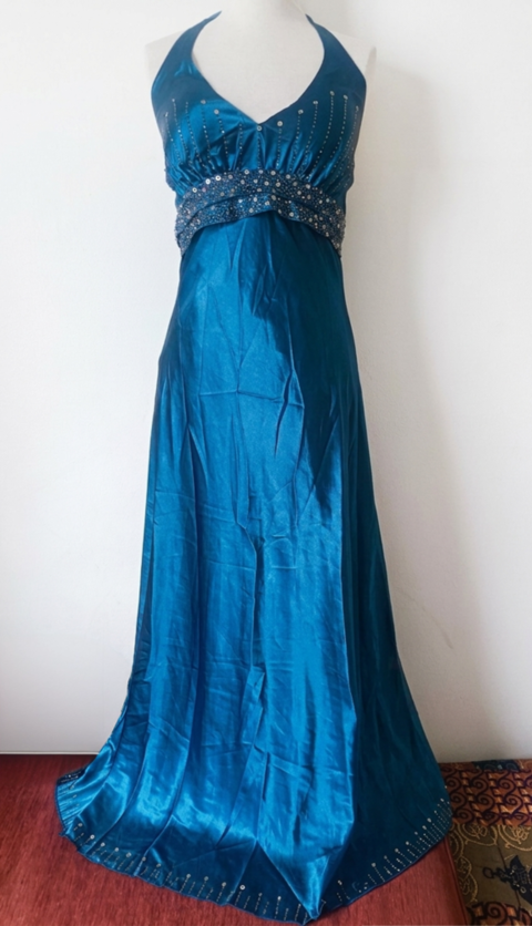 Robe de soirée bleu lumineux 35 Aulnay-sous-Bois (93)