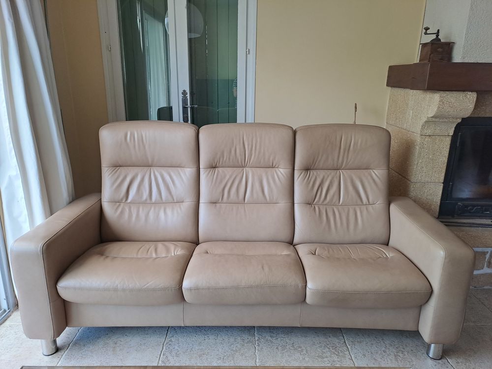 Canap&eacute; 3 places stressless haut de gamme Meubles