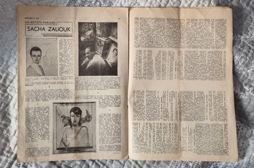 Revue de mode vintage "Madame" - 4 avril 1935 