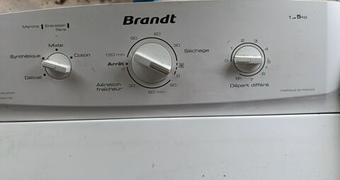 S�che linge � �vacuation Brandt  ETE6115F 30 Mairieux (59)