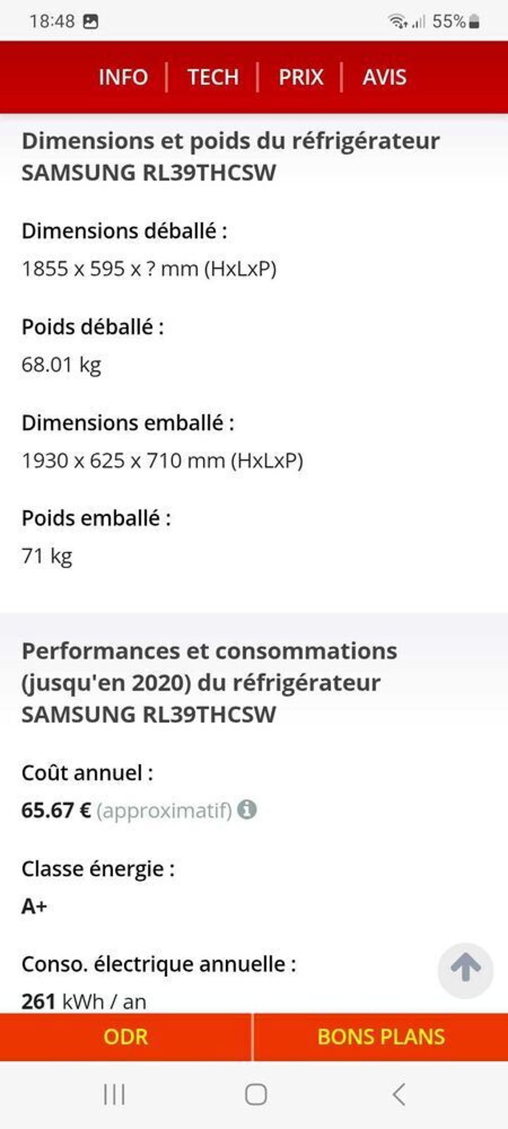 FRIGO-CONGEL SAMSUNG Electroménager
