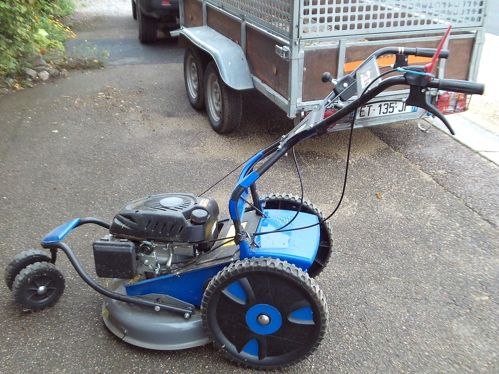 Tondeuse &agrave; gazon Staub bleue Bricolage