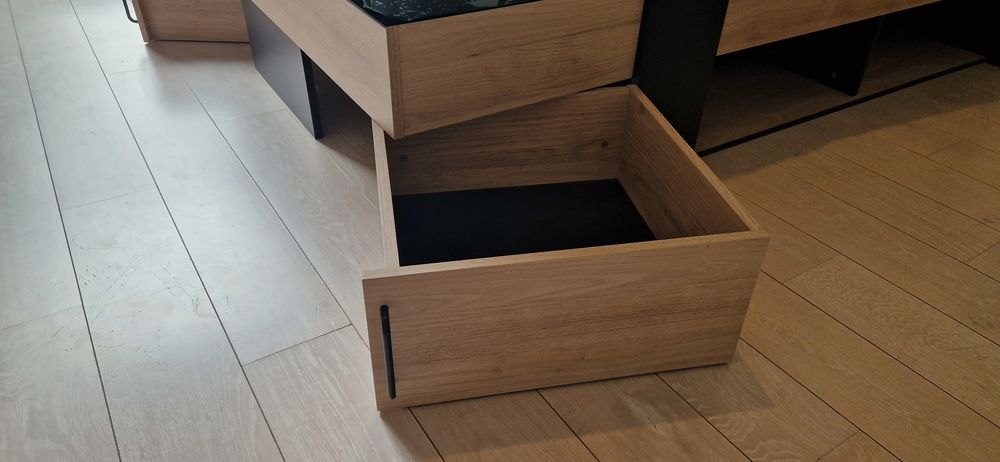 Lit 140x190 cm avec rangements mod&egrave;le SWIVEL Meubles