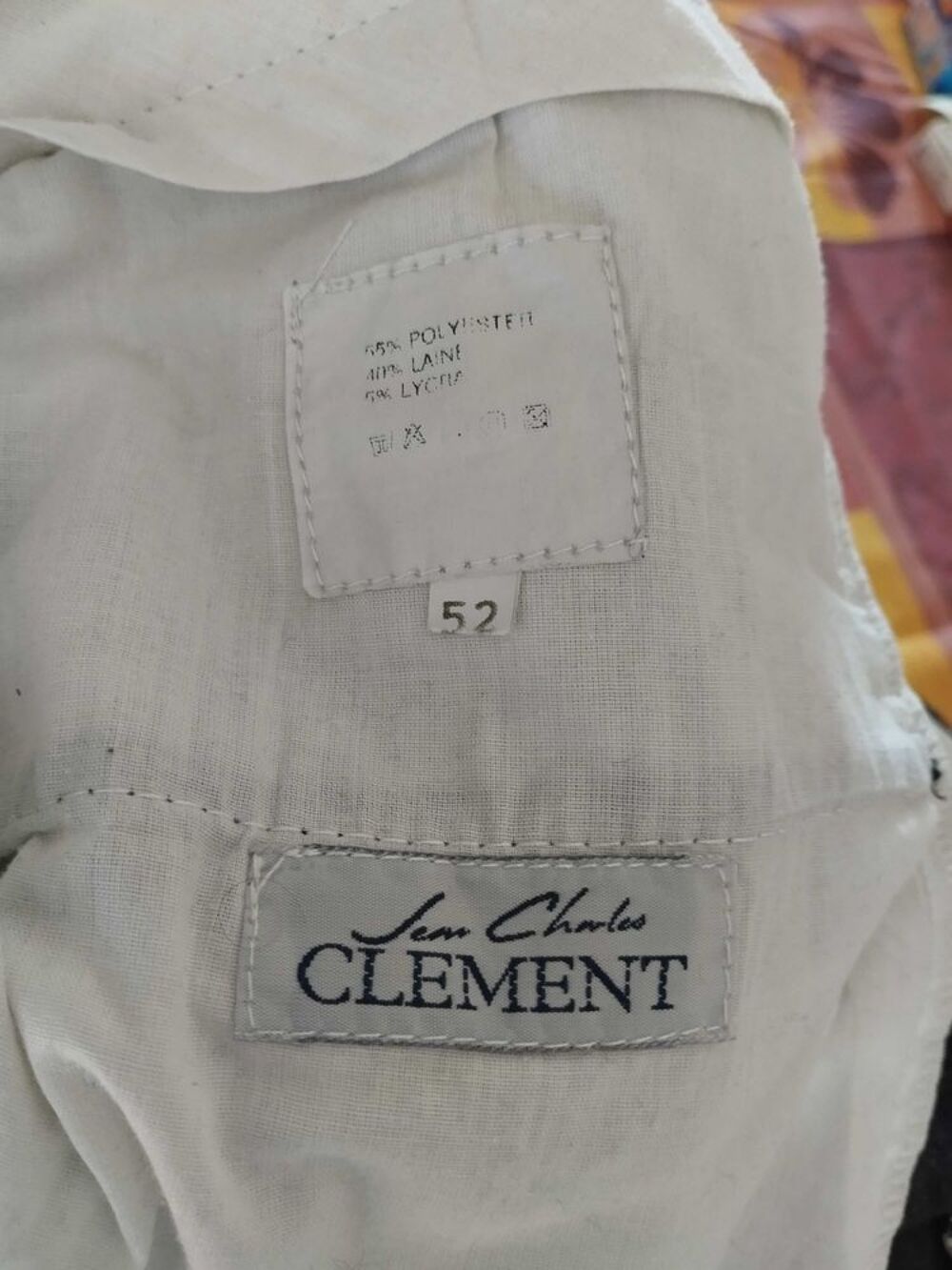pantalon Chino a pinces Vêtements