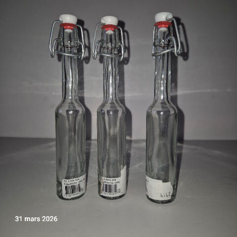 3 bouteilles mignonnettes avec bouchon �tanche, 40 ml, neuve 8 Aubusson (23)