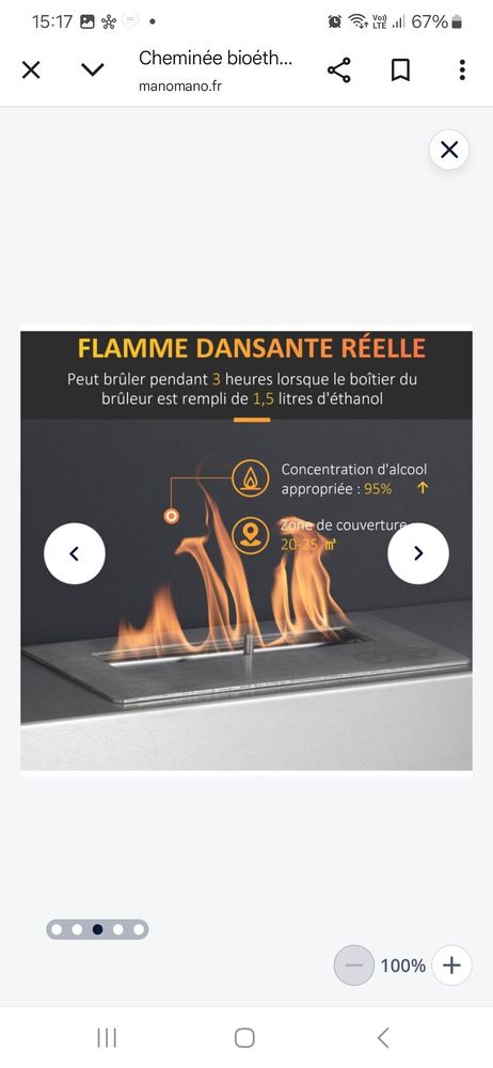 Cheminee ethanol Décoration