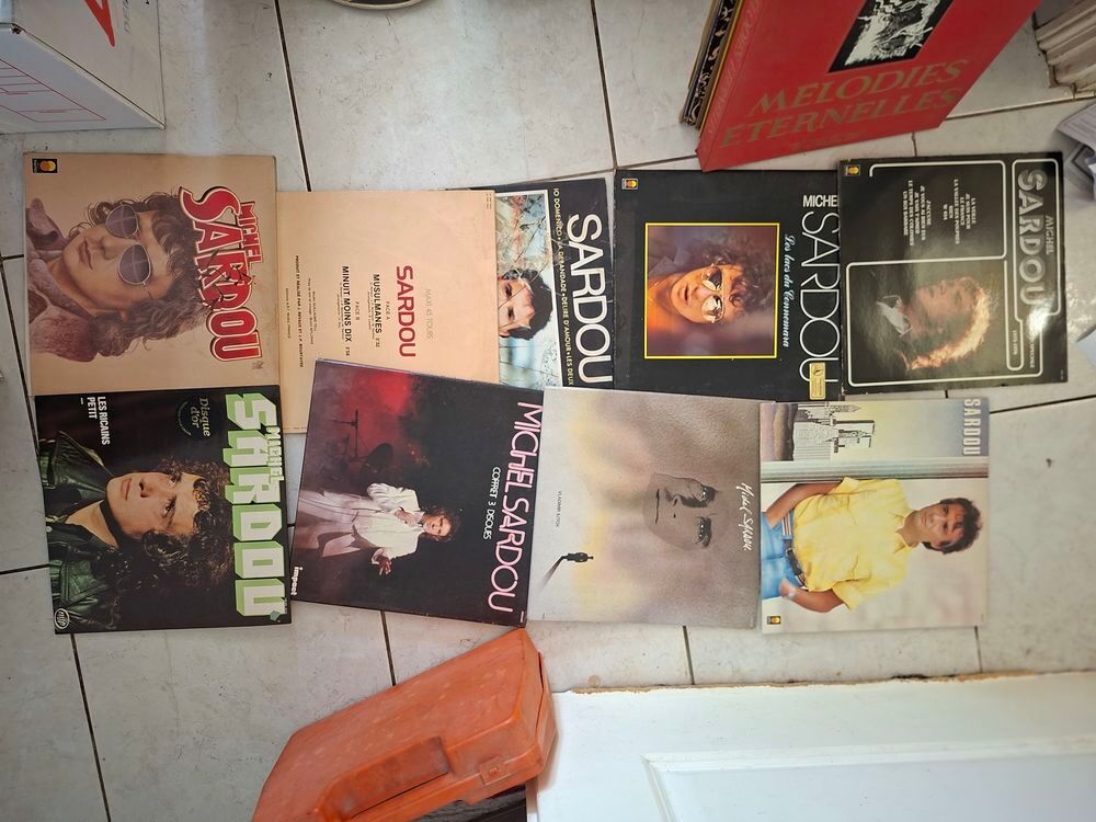 9 vynils SARDOU CD et vinyles
