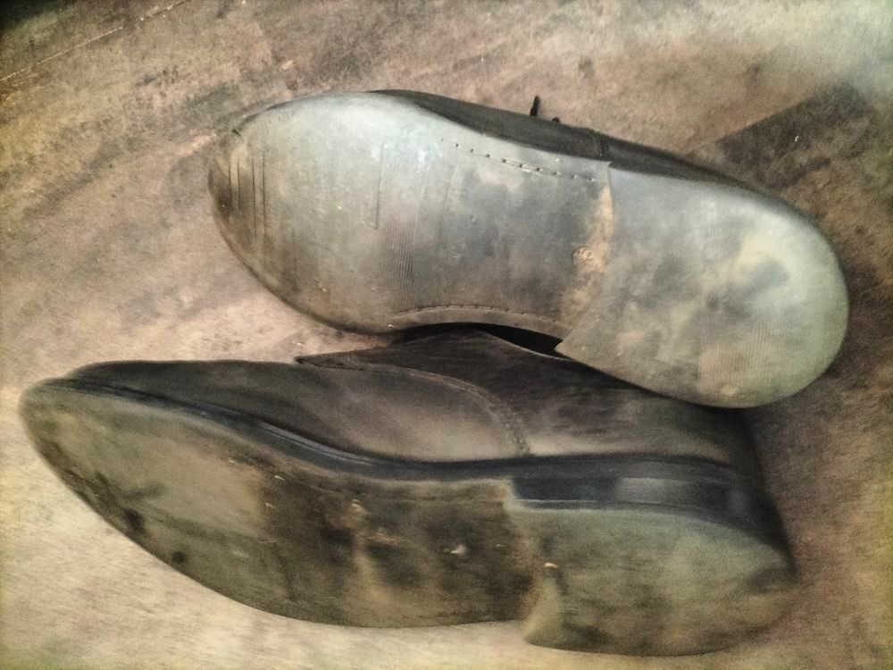 Mocassins a lacets cuir pointure 45 tr&egrave;s bon &eacute;tat Chaussures