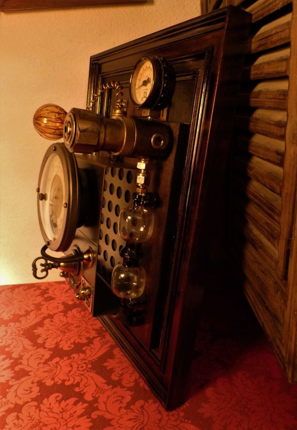 Tableau "EXTRAORDINARY ELECTRIC METER XIX" Steampunk Décoration
