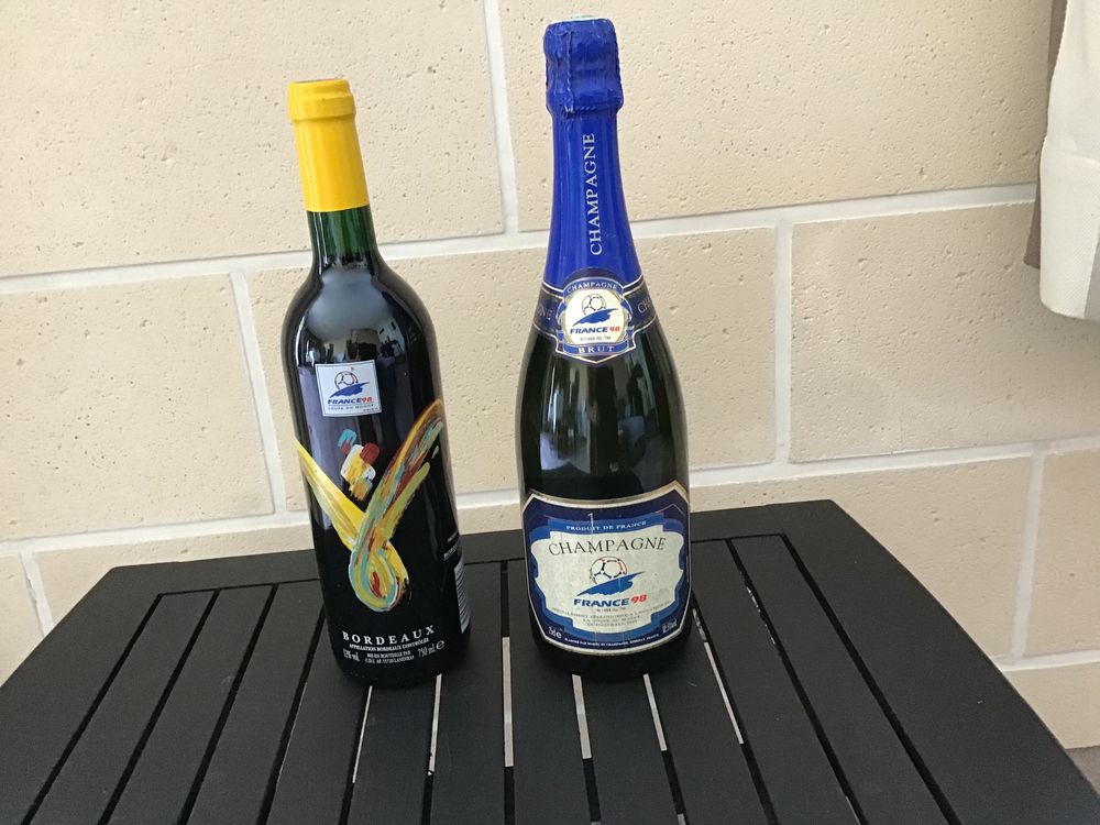 Champagne et Vin ann&eacute;e 1998 
