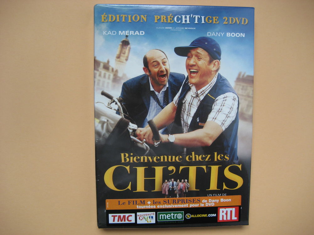 coffret 2 DVD " Bienvenue chez les Ch'tis " + Les surprises DVD et blu-ray
