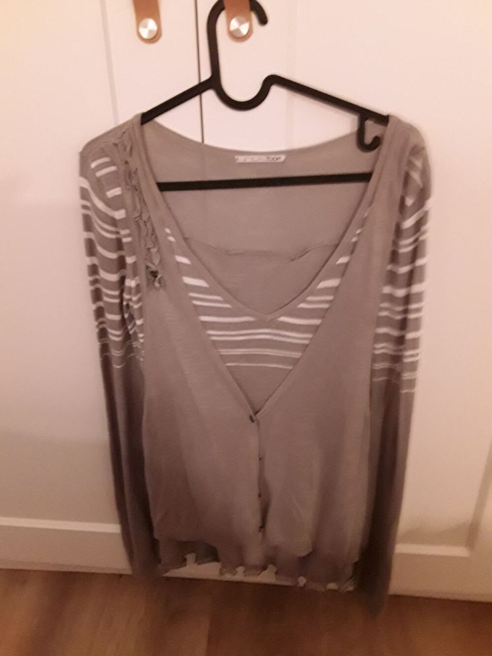 Pull effet rompe l'oeil Vêtements