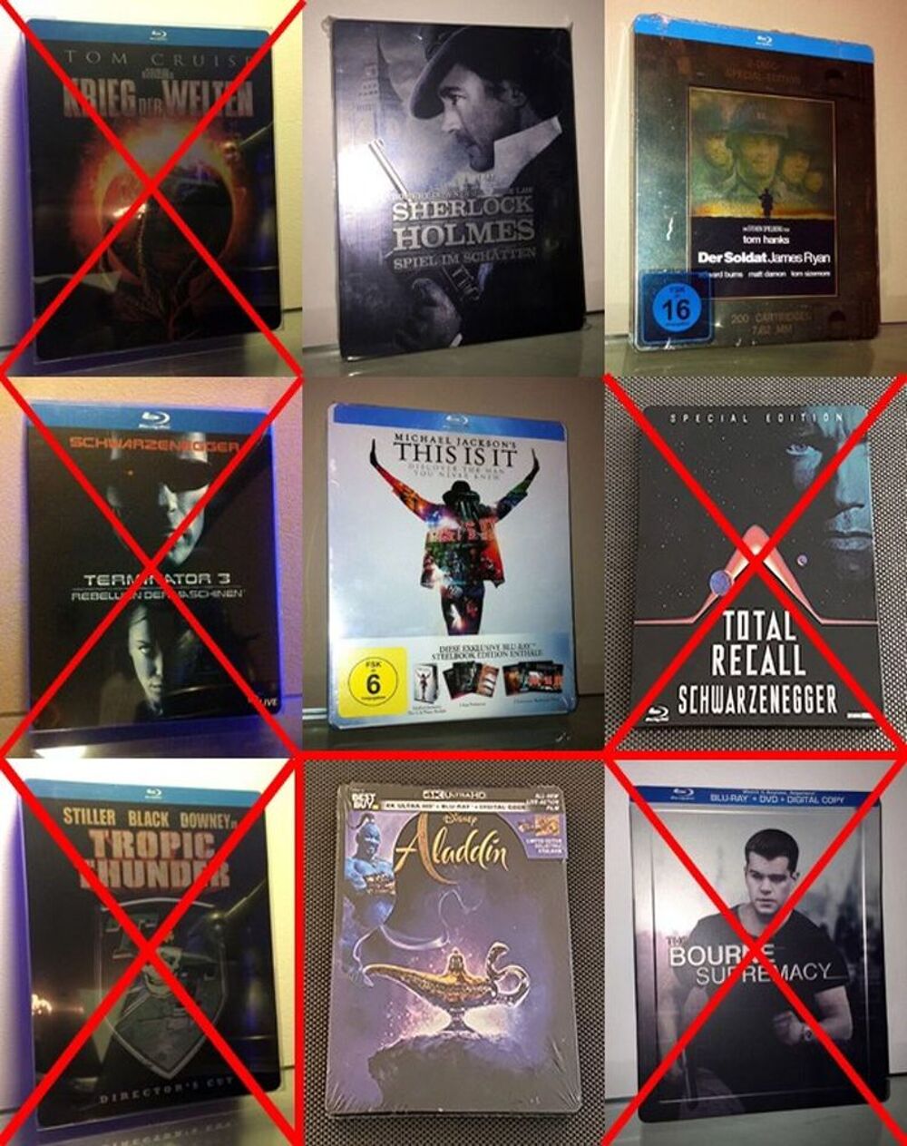 Blu Ray Steelbook de UK, DE, US, CA et CN - mrtsteph DVD et blu-ray