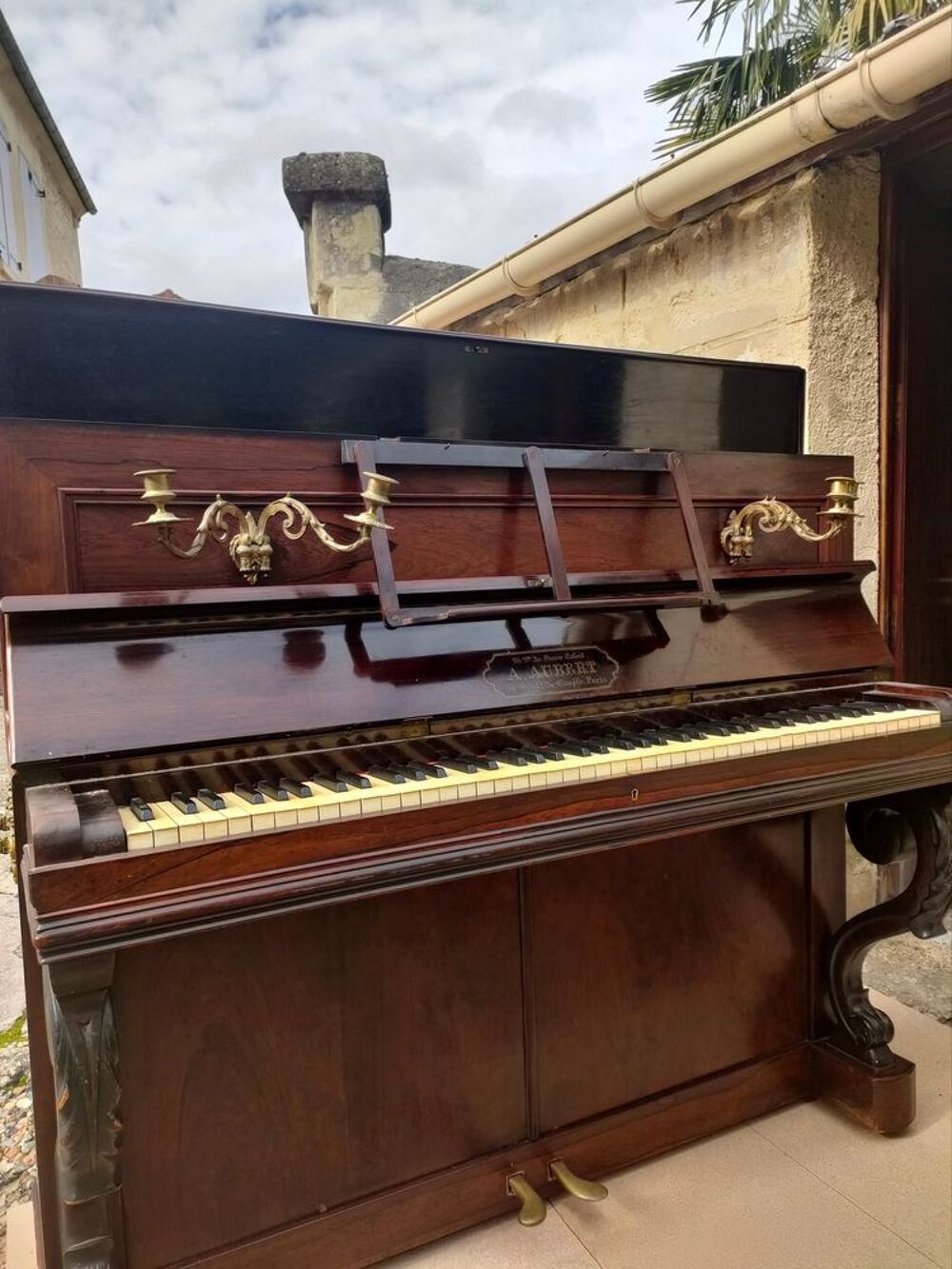 Piano droit en bois Instruments de musique