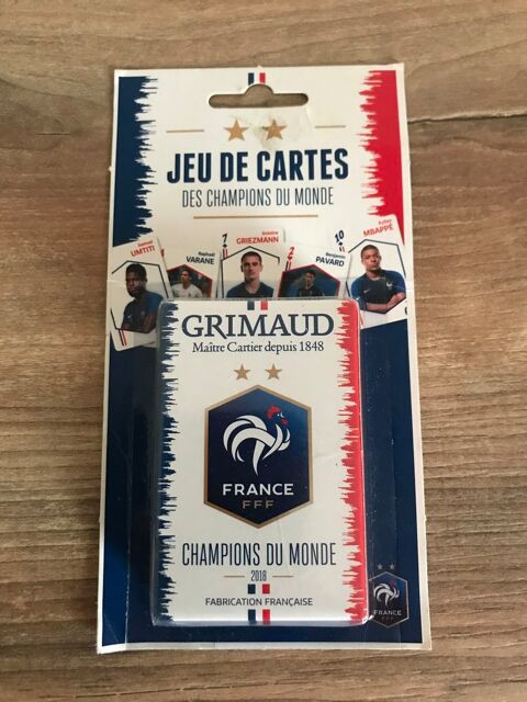 Jeux de cartes  ´´ Champions du monde 2018 de football ´´ 10 Saleilles (66)