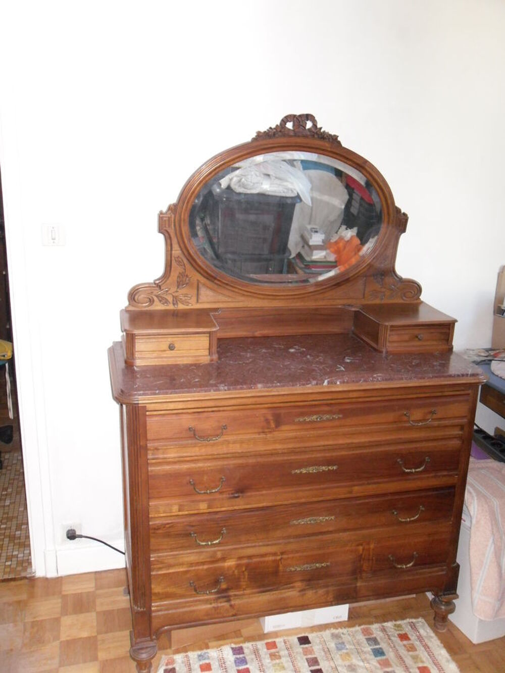 commode 4 tiroirs + 1 glace Meubles