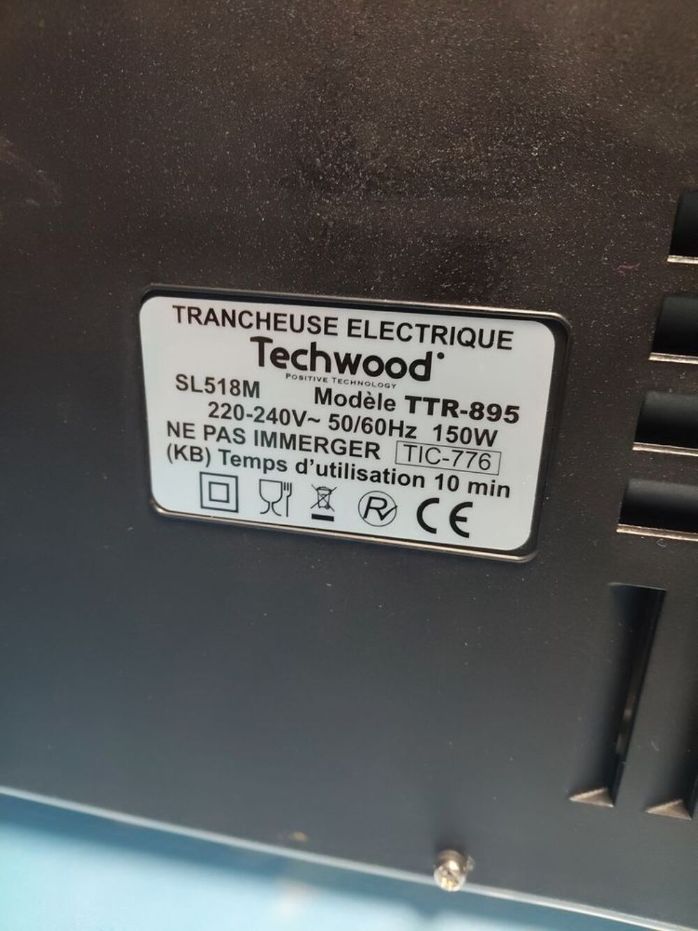 Trancheuse &eacute;lectrique Electroménager