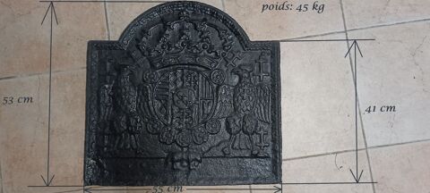 Plaque chemine 18 ime sicle 300 Ste (34)