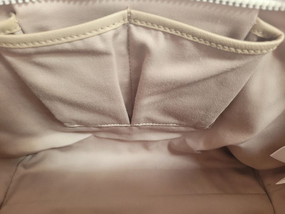 Sac shopping LACOSTE Blanc en Bon Etat g&eacute;n&eacute;ral Maroquinerie