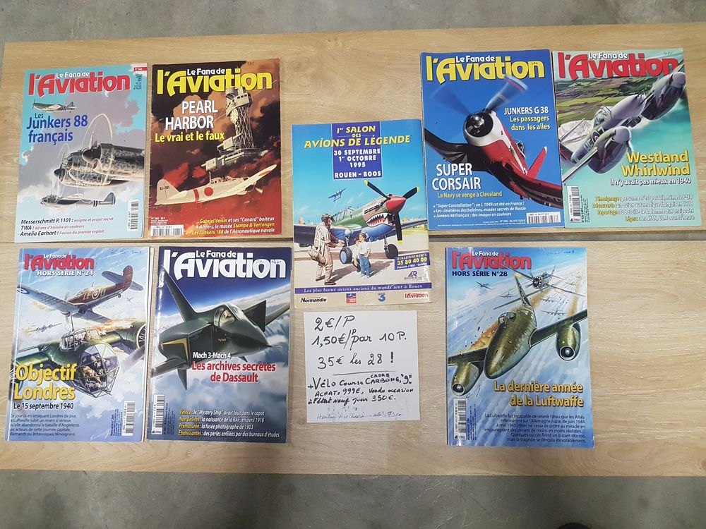 mensuels "L'aviation" Livres et BD
