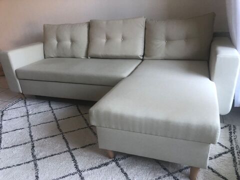 Canape d'angle convertible modele scandinave beige
290 Lattes (34)