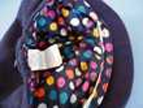 Bonnet fille okaidi gavroche bleu beret hiver 10 ans TBE Vtements enfants