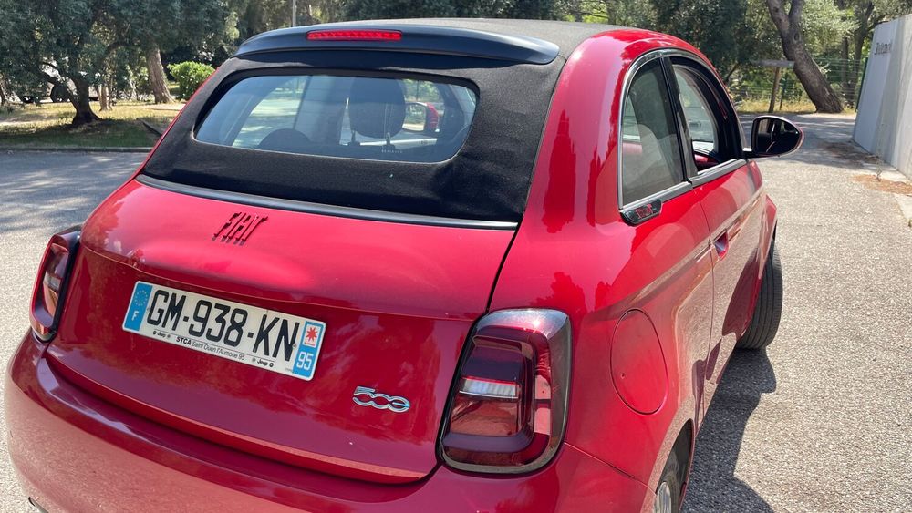 500 E cabriolet FIAT lectrique RED 95ch 2023 occasion 13260 Cassis
