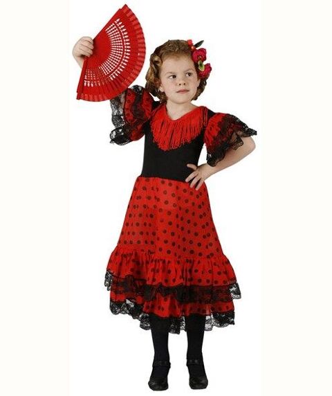 Deguisement costume Danseuse Flamenco  pois 10 Fontenay-sous-Bois (94)