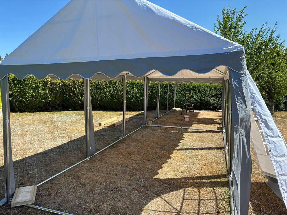 Tente de r&eacute;ception Jardin