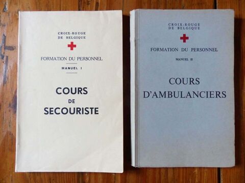 Lot de 2 anciens manuels de secourisme 18 Strasbourg (67)