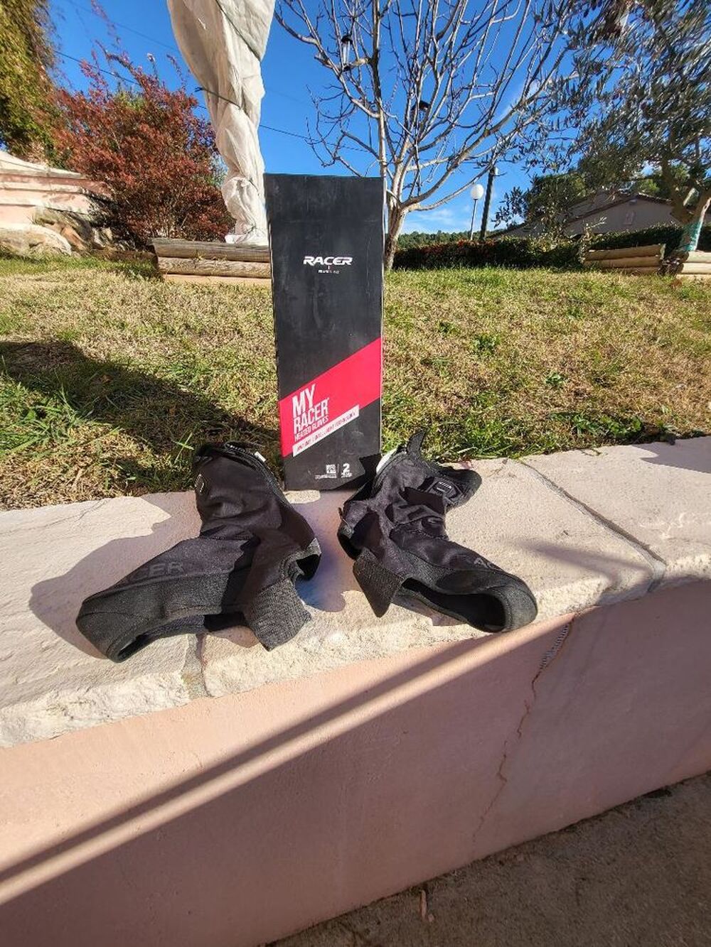 Couvres chaussures v&eacute;lo chauffants Racer Vélos