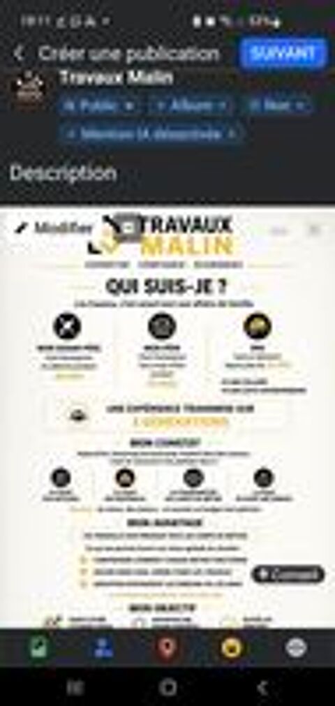   Devis travaux, coaching, outils et réalisation complète 