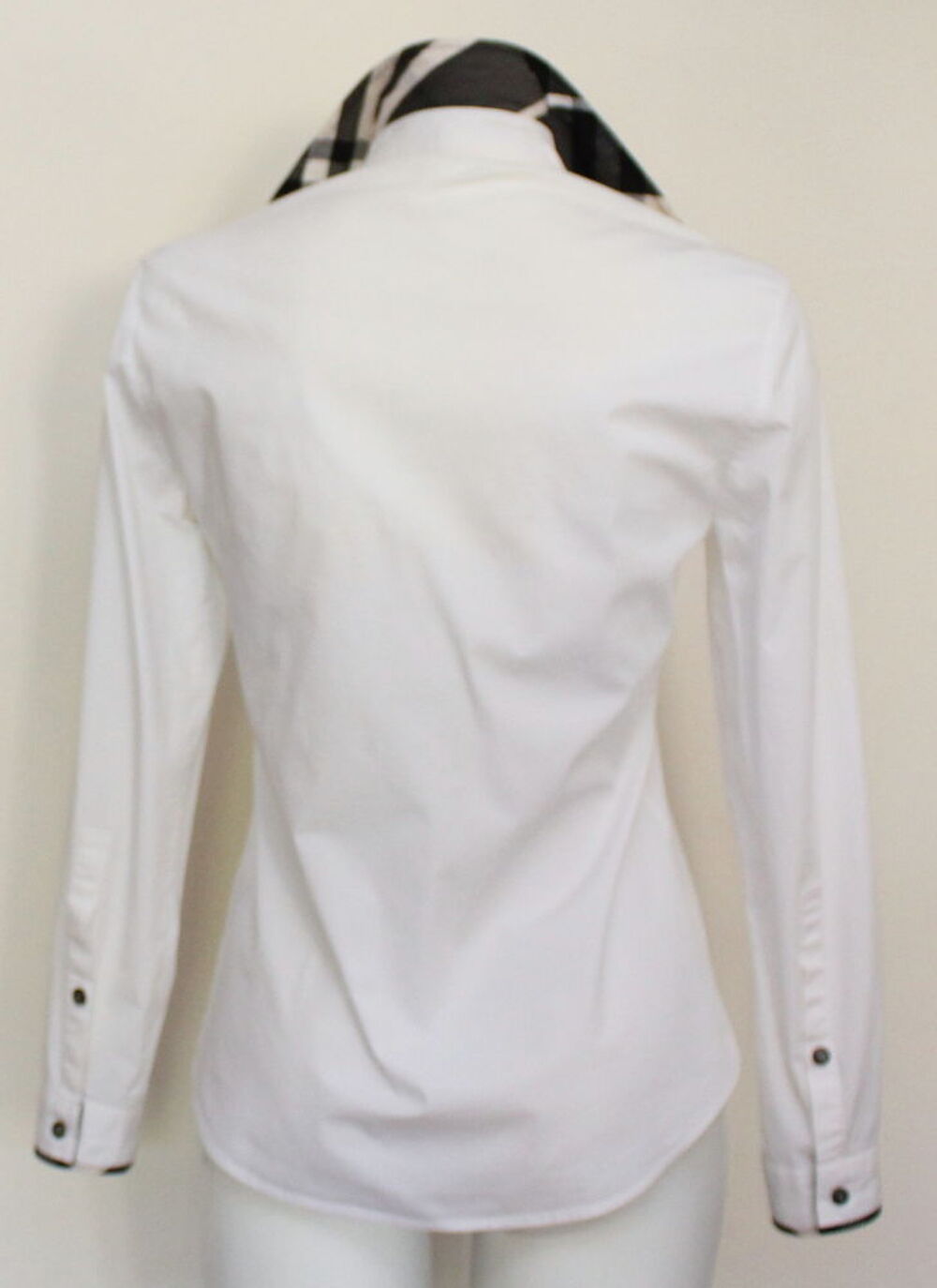 Chemise blanche et clan BURBERRY T.38 Fr Vtements