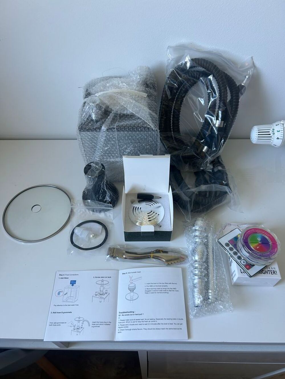 Chicha Kitosun Cube compl&egrave;te + accessoires et charbons 