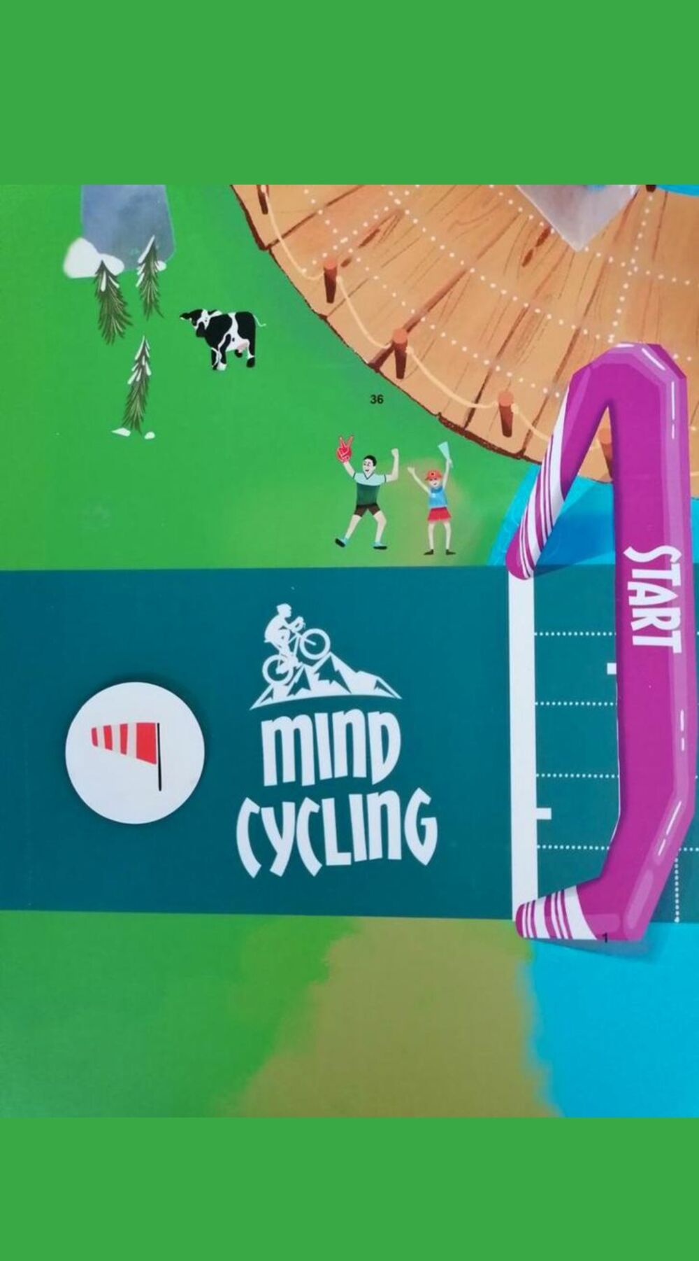 Mind Cycling Jeu de soci&eacute;t&eacute; sur le cyclisme Jeux / jouets