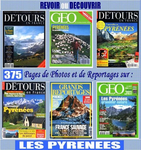 LES PYENEES - randonn�es - FRANCE / prixportcompris 18 Lyon 5 (69)