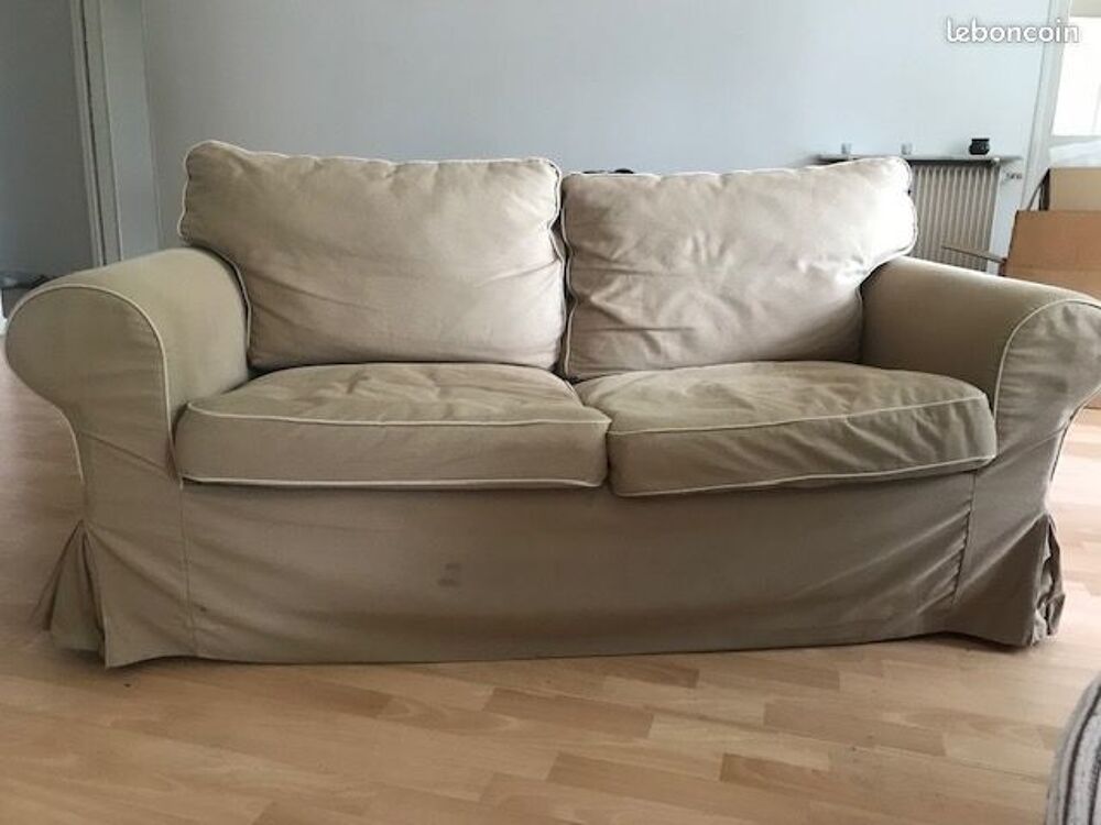 CANAPE TISSU BEIGE Meubles