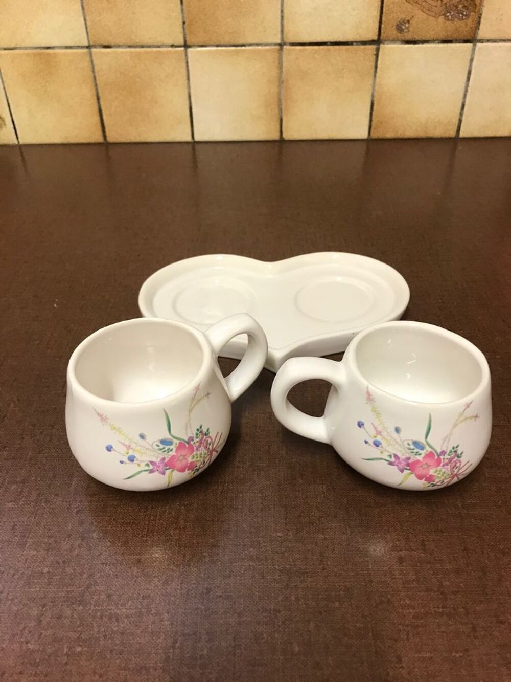 Duo Tasse Amoureux porcelaine Cuisine